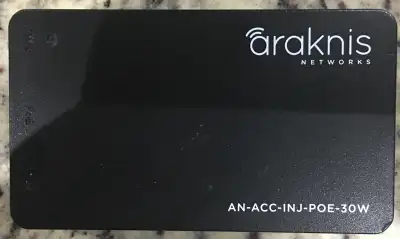 Araknis Networks AN-ACC-INJ 54V 30W POE Injector, View more