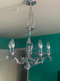 Chrome Chandelier Medieval style for sale