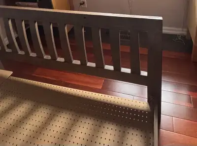 Queen Size Bed Frame and Box Spring, View more
