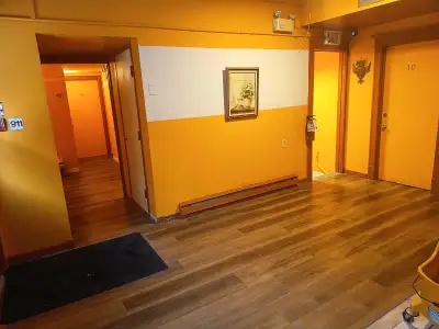 Chambre à louer dans maison de chambres. Meublée avec frigidaire, lit, lavabo. Cuisine et salle de b...