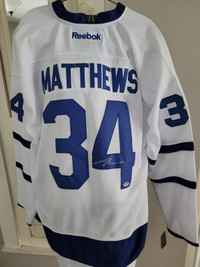 Auston Matthews Autographed Jersey with C.O.A.