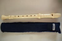 Aulos Recorder 303A-E Musical Instrument Made in Japan w/ Bag