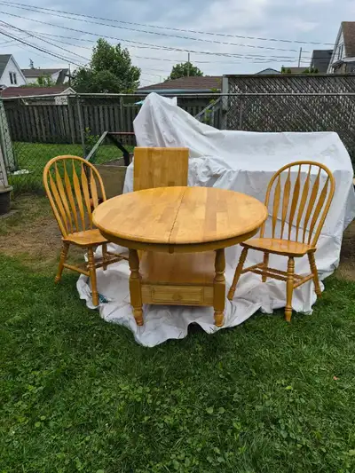 Table and chairs, View more