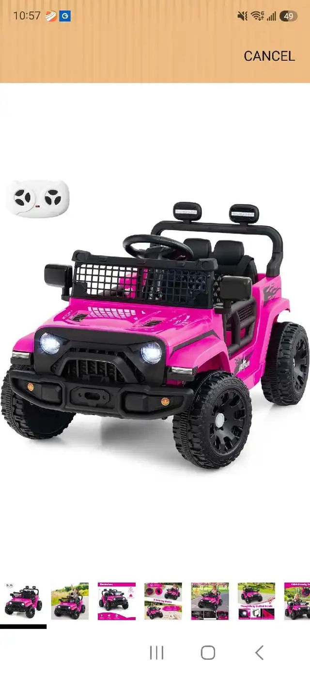 Kids Ride-On Truck 12V with remote control