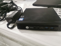 HP 600 Tiny computer - i3-6100 - 256 NVME + 1TB HDD 16GB USB-C