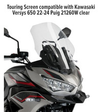 Puig Touring Windscreen for ‘22-‘24 Kawi Versys 650- *BRAND NEW*