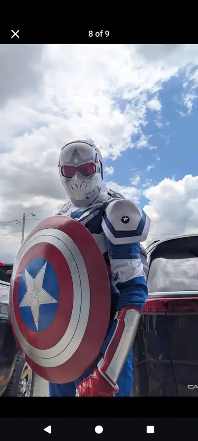Captain America Falcon Cosplay parts for sale!, View more