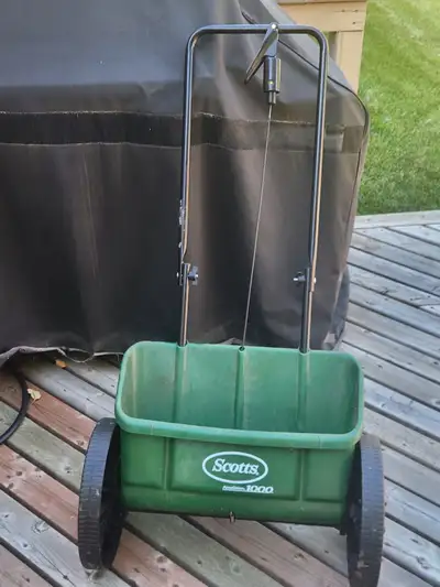 Scotts Classic Drop Spreader Good for spreading fertilizer or grass seed 40.00