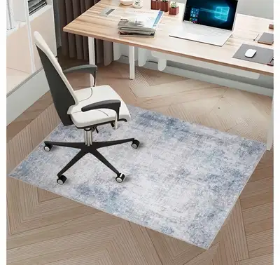 Protect your workspace floors with this Hitomo 47x59in office chair mat. This item is in good, used...