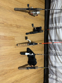 Ice fishing rods clear out 