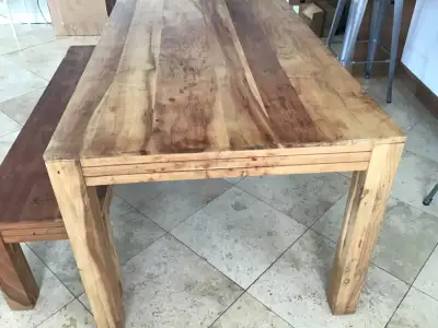 Table ACACIA plus un banc ACACIA, View more