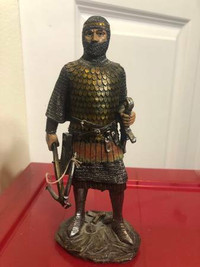 Vintage Statue Figurine Of A Warrior