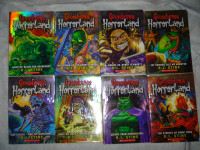 Goosebumps Horror Land, like new, 8 books $2 each or $15 for all