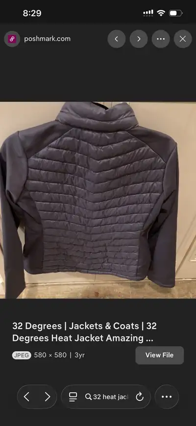 SALE: Women's Puffer Jacket, Purple/Black, 32 Degrees, View more