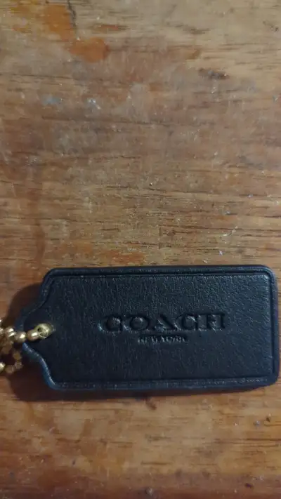 Leather Coach Tag, View more