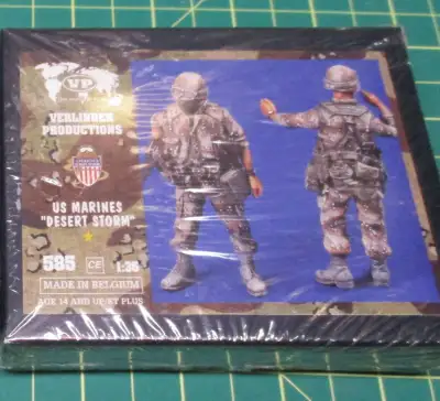 Verlinden 1/35 USMC Marines Operation Desert Storm Kuwait 1991, View more