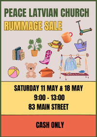 Rummage Sale, 83 Main St., Sat May 11 & 18, 9am to 1pm