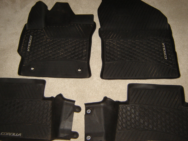 Toyota Corolla OEM Floor Mats, Front and Back - Like New in Other Parts & Accessories in St. Catharines