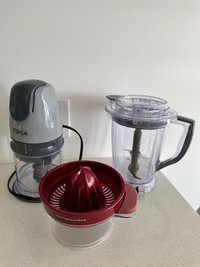 Ninja mixer and food processor and kitchen aid lemon squeezer