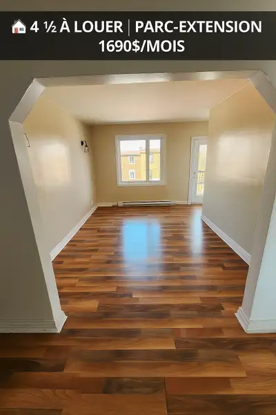 4 ½ à louer à Parc-Extension – 2 chambres