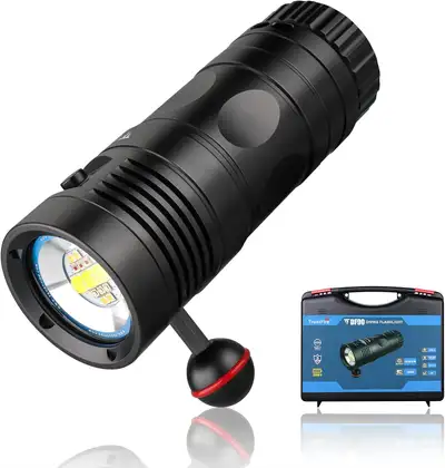 Trustfire DF90 Dive Light - 15000LM Scuba Diving Flashlight, View more