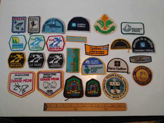 49 ecusson patch chasse peche faune agent garde forestier ranger in Arts & Collectibles in Laurentides - Image 4