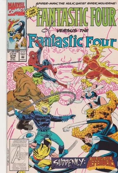 Marvel Comics - The Fantastic Four - Issue #374 (March 1993)., View more