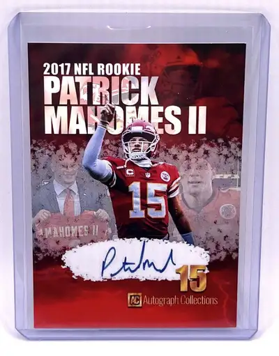 Patrick Mahomes Autograph Collection Rookie Facsimile Auto Kansas City Chiefs. Hello buyer, If you s...
