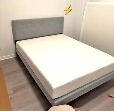 Perfect Condition!! Untouched Double Bed Mattress Plus Box on Urgent Sale!! Rush & Free Delivery!!