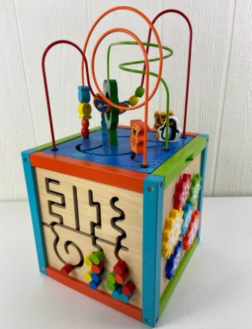Rarely Used Imaginarium Discovery - 5 Way Wooden Activity Cube, View more