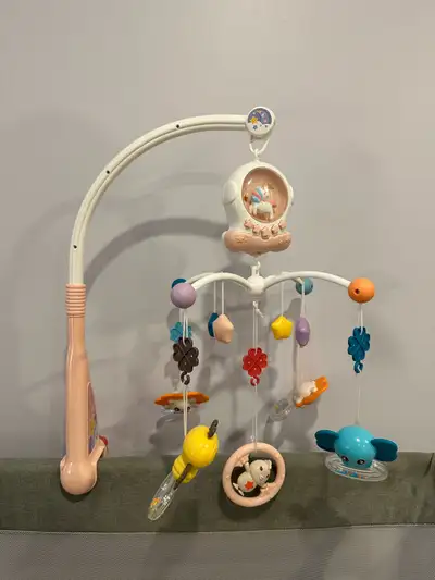 Bassinet/ Crib Musical Rotating hanging Toys, View more