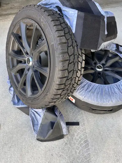 These tires were only used one season - approx 5000km. Excellent tires but we no longer have the veh...