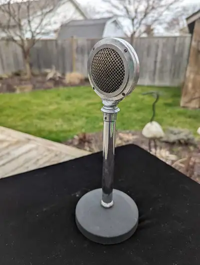 American Microphone Model B9 1930's Crystal RARE!, View more