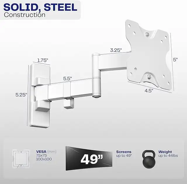 Fully Articulating Wall Mount for Ultrawide Monitors in General Electronics in Burnaby/New Westminster - Image 3
