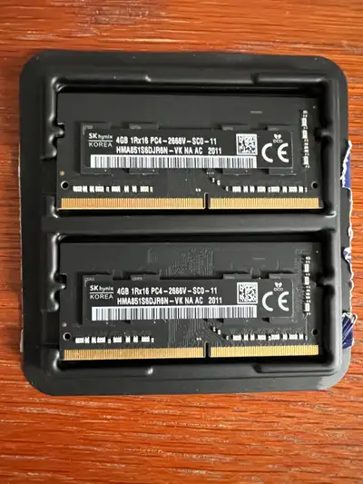 2x4GB RAM from 2018 iMac, View more