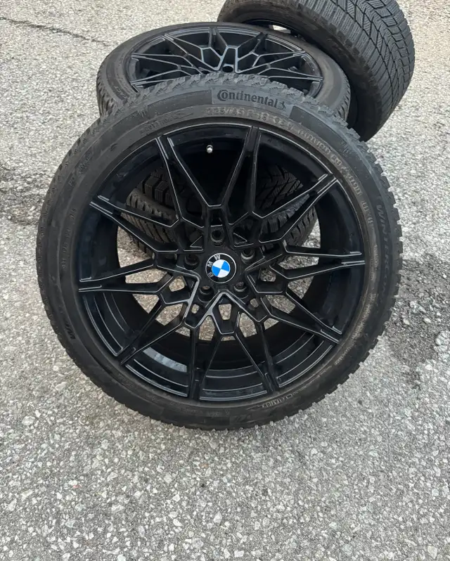225/45R18 (5x112) M340i Rims And Continental Winters (BMW) in Tires & Rims in City of Toronto - Image 7