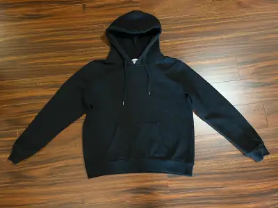 SWS Active black hoodie, men’s/unisex medium, kangaroo pocket, View more