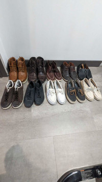 Box of men's shoes size 10