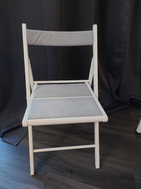 IKEA Folding Chair - White&Light Gray 