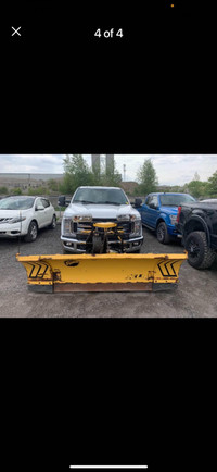 Fisher xls 8-10 snow plow and salter
