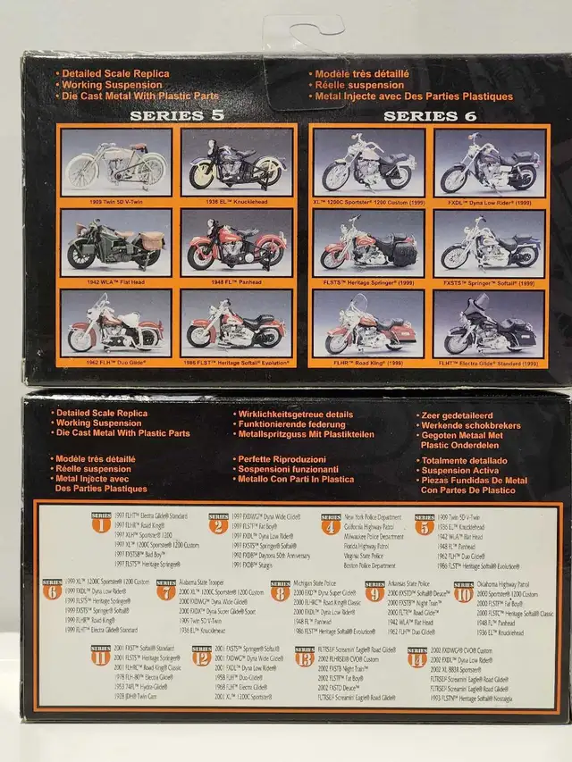 Harley-Davidson Springer Softail 1:18 diecast Motorcycles model  in Toys & Games in Edmonton - Image 10
