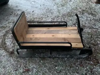 EXCELLENT SLEIGH FOR BRING WOOD FROM THE BUSH OR ADD THE CABOOSE TO THE TOP AND HAVE SOME FUN WITH T...