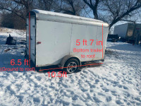 10.5 foot by 5 foot Enclosed Trailer