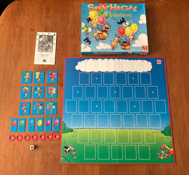 Vintage Sky High! board Game by Jumbo from 1993, Complete dans Jouets et jeux  à Ville de Montréal