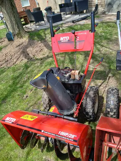 10hp 28" mtd snowblower , View more