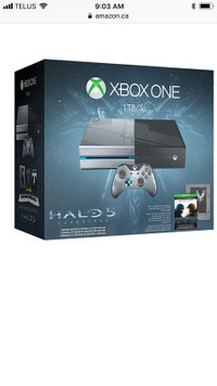  NEW BNIB Xbox One 1TB Halo5 Guardian Bundle limited Edition$999