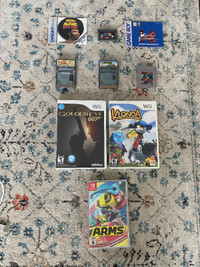 Lot jeux Nintendo Game Boy / Wii / Switch