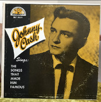 JOHNNY CASH Vinyl Album 1958 Original - RARE and COLLECTIBLE