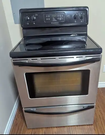 Frigidaire stainless stove work delivery available , View more