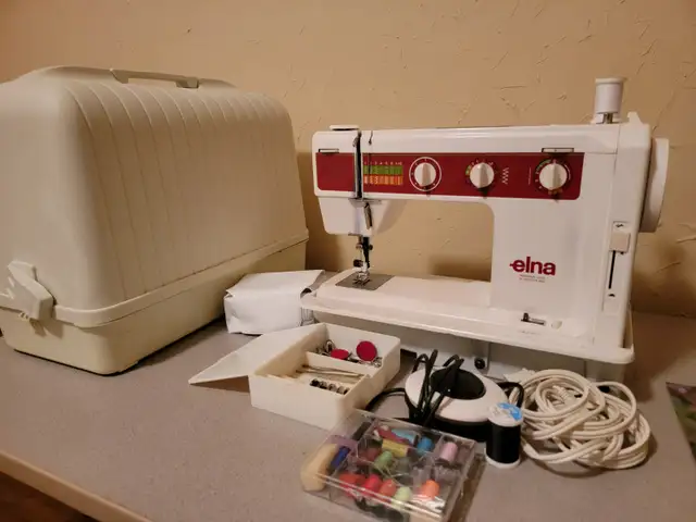 Elna Jubile Sewing Machine & Carrying Case